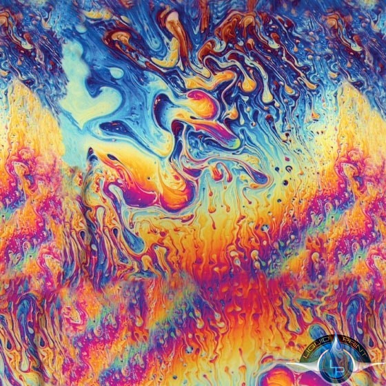 Oil Slick Hydrographic Film