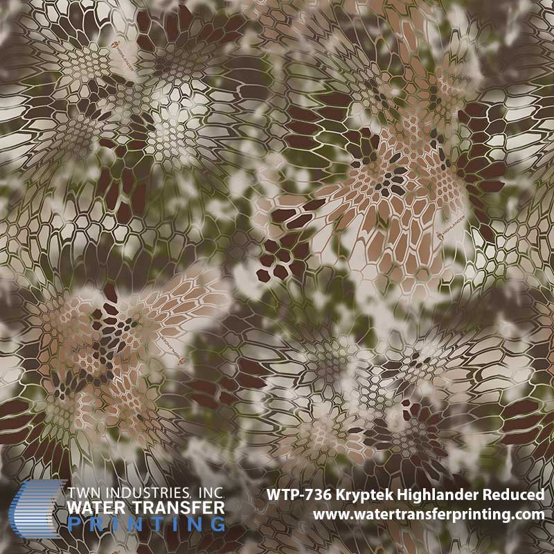 Kryptek Highlander Hydrographic Film